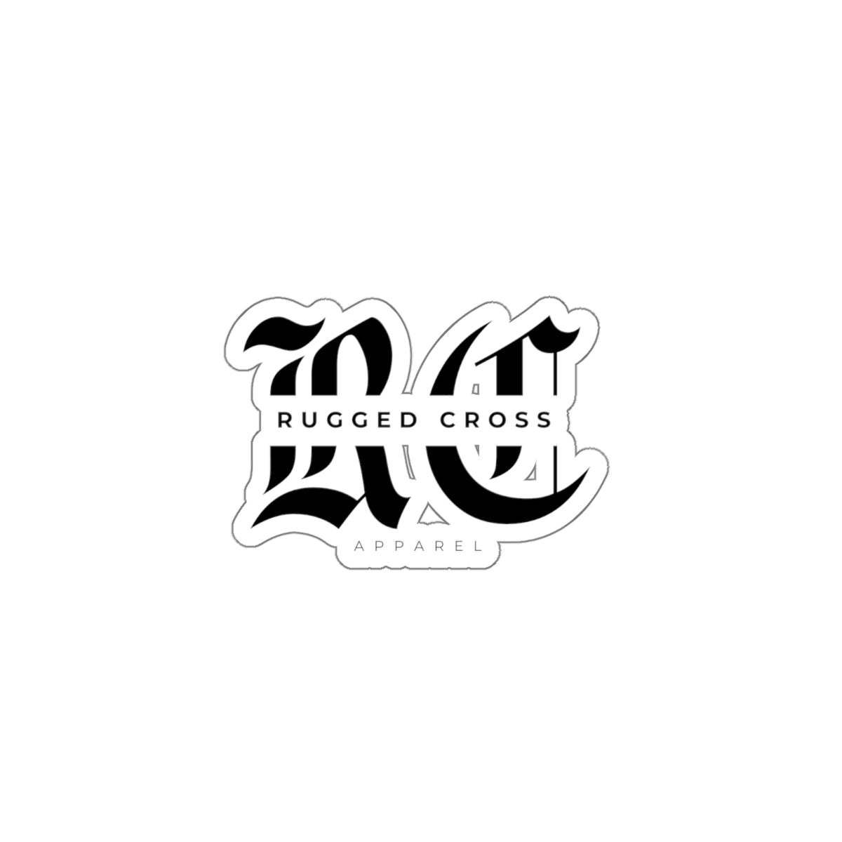 Rugged Cross Apparel Sticker