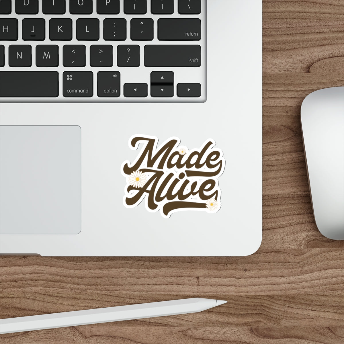 "Made Alive" Floral Sticker
