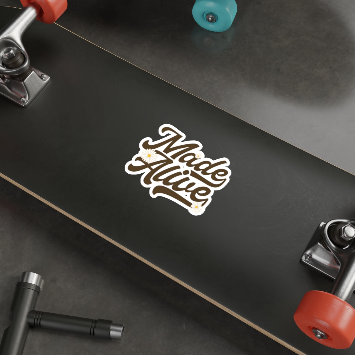"Made Alive" Floral Sticker