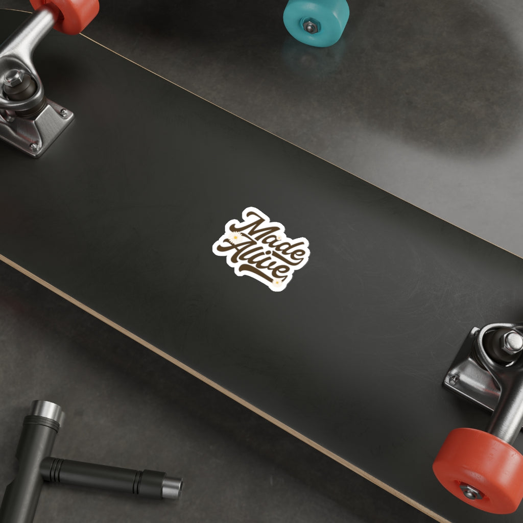 "Made Alive" Floral Sticker