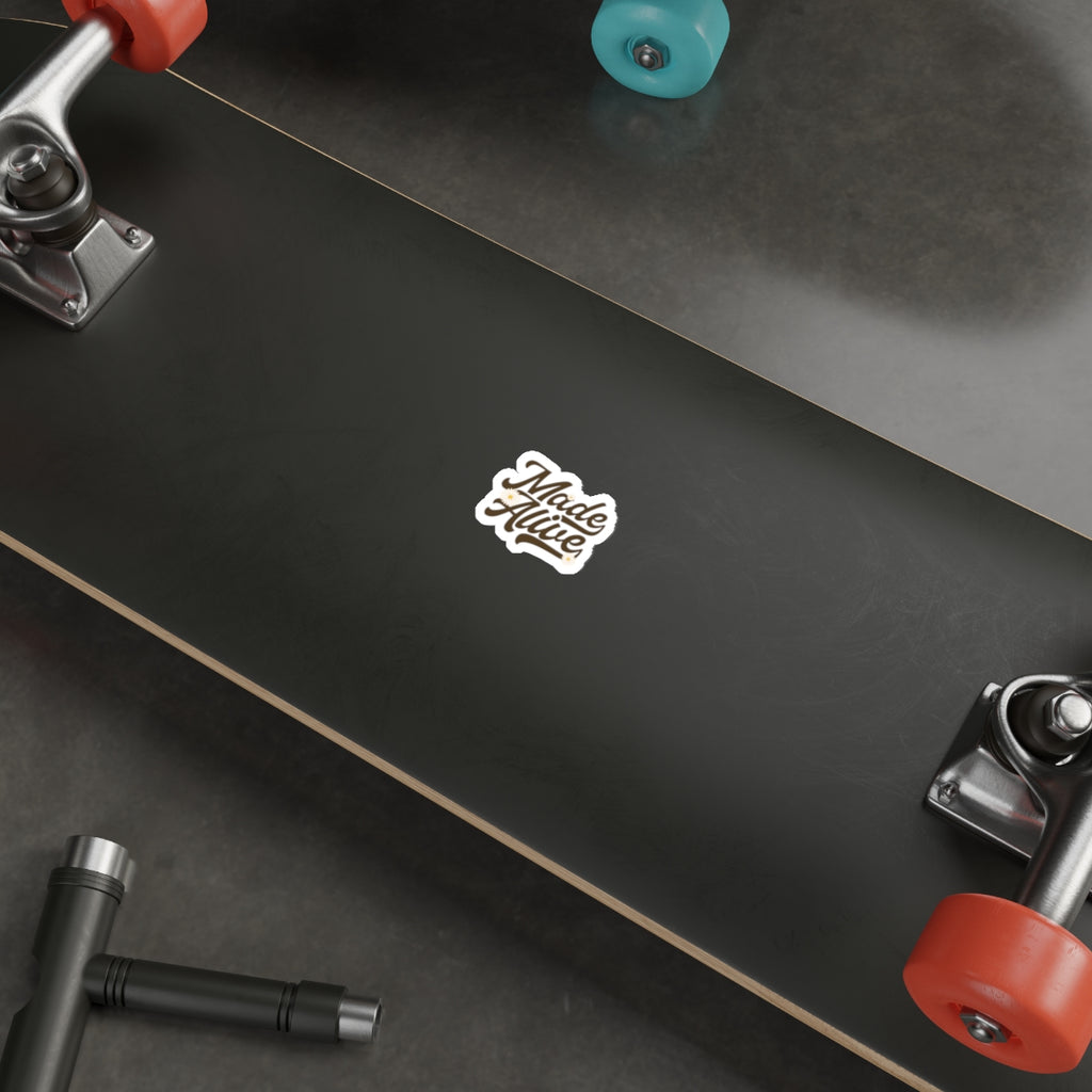 "Made Alive" Floral Sticker