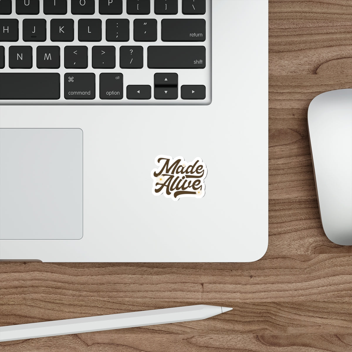 "Made Alive" Floral Sticker
